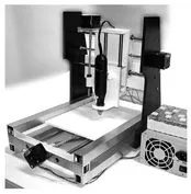 Foto di una stampante 3d.