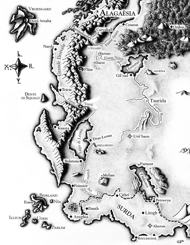 Cartina di Alagaesia