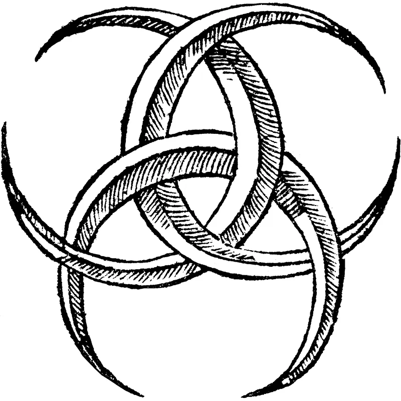 Simbolo di tre falci intrecciate