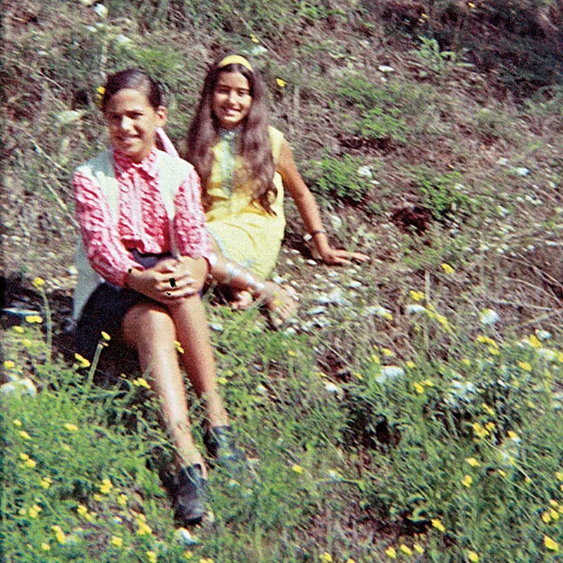 A Durazzano con Fatima nel 1972.