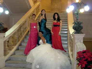 2008. Al matrimonio di Katia con Manu e Fely: le mie “sorelle”.