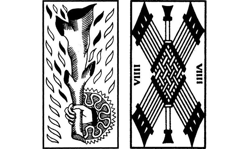 Asso di Bastoni, Nove di Bastoni