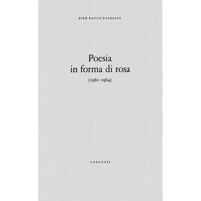 Frontespizio di «Poesia in forma di rosa»