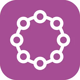 Icona. Otto piccole circonferenze posizionate sul bordo di una circonferenza più grande