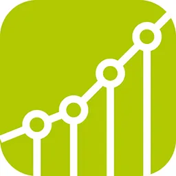 Icona. Quattro segmenti di altezza diseguale alla cui estremità in alto è collegata una piccola circonferenza. Ogni circonferenza è collegata a quella adiacente con un segmento