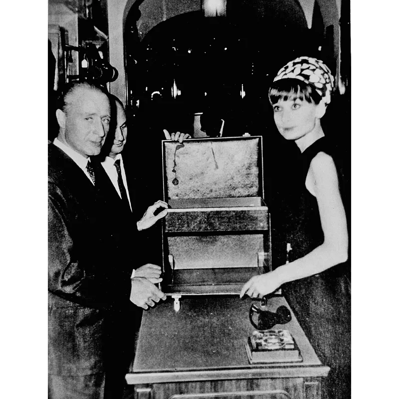 Mio zio Giorgio e Audrey Hepburn, 1963.