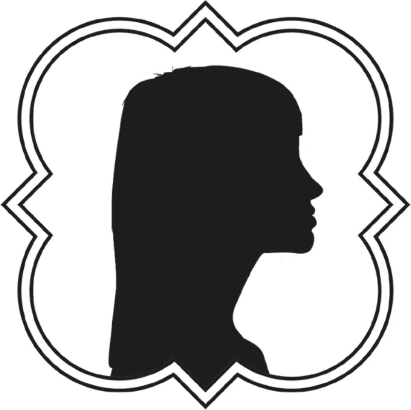 Silhouette incorniciata della testa