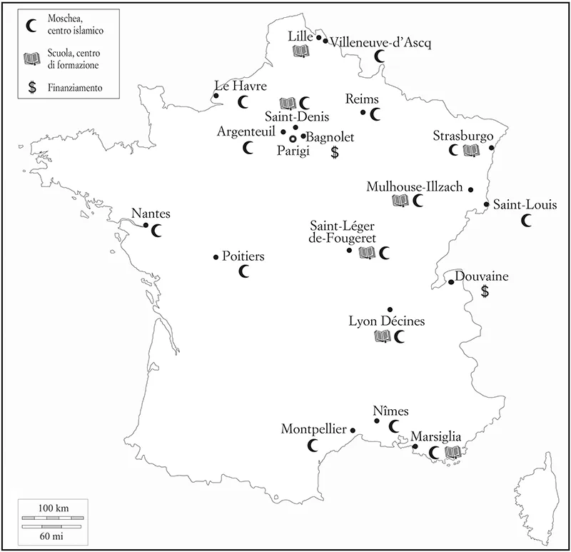 Le partecipazioni di Qatar Charity in Francia.