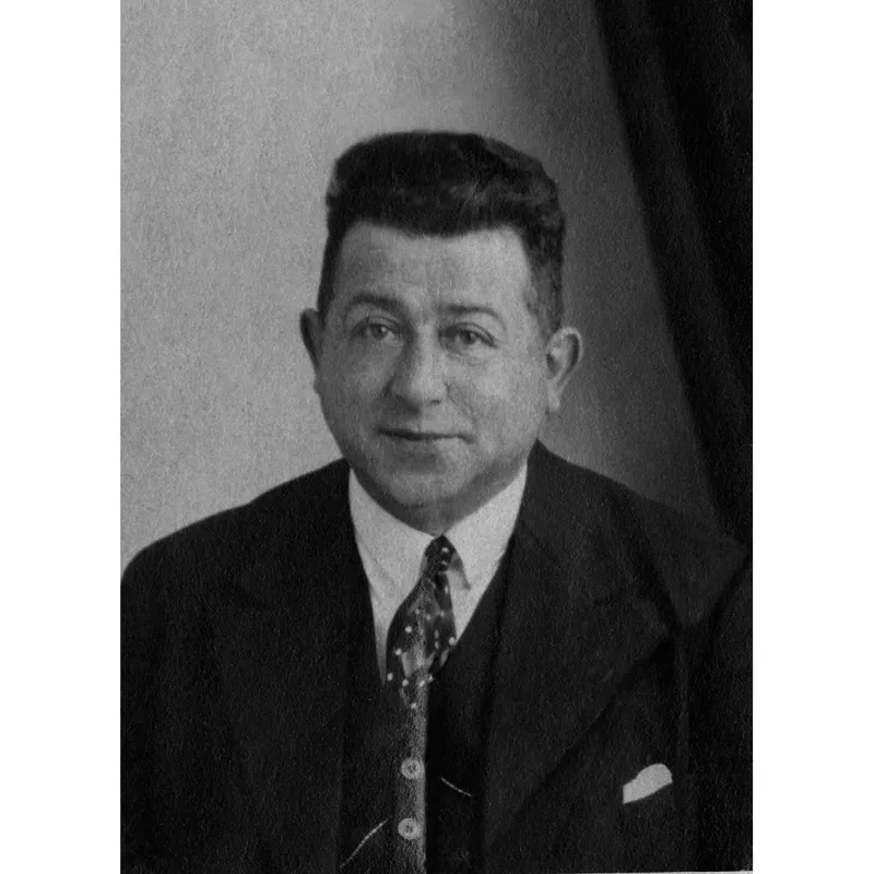 La foto sul passaporto di Barend Velleman, il papà di Selma (1931 ca).