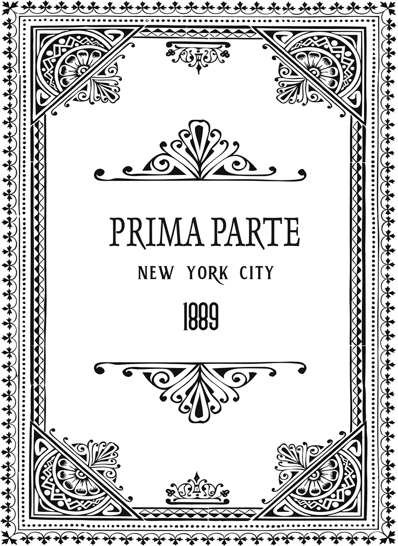PRIMA PARTE NEW YORK CITY 1889