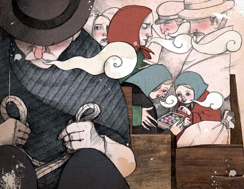 Attraversarono il Vecchio Continente a bordo di carri trainati da cavalli. Stretta tra il legno del carro e il calore del corpo di suo marito Moise, nonna Rosa vedeva i ciuffi di vapore che dalle narici dei cavalli salivano verso il cielo e rendevano più viva quell’aria gelida, che entrava nelle ossa.