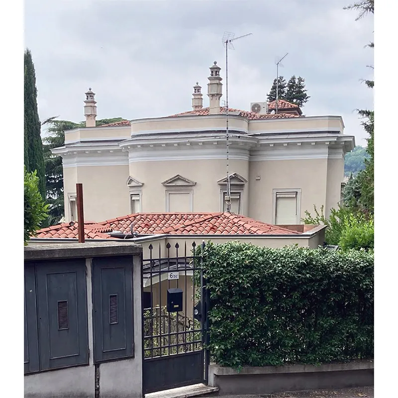 Veduta della elegante villa abitata da Enzo Paroli in via Oriani a Brescia al momento del caso Interlandi.