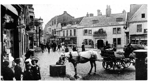 Il centro di Trowbridge a fine Ottocento.