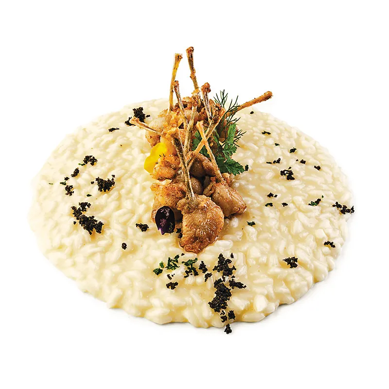 Risotto con le rane