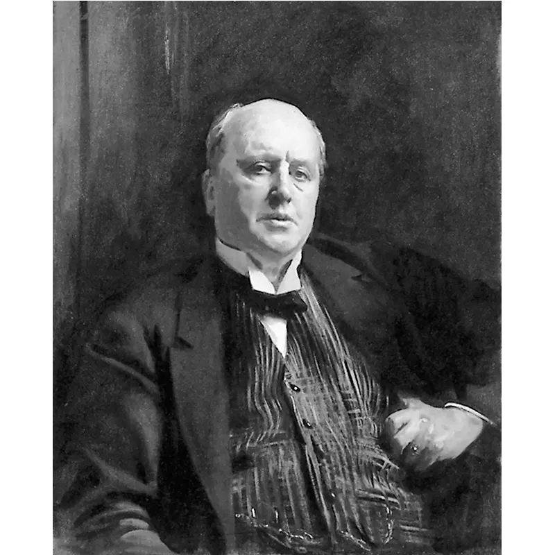 John Singer Sargent, Henry James, olio su tela, 1913.