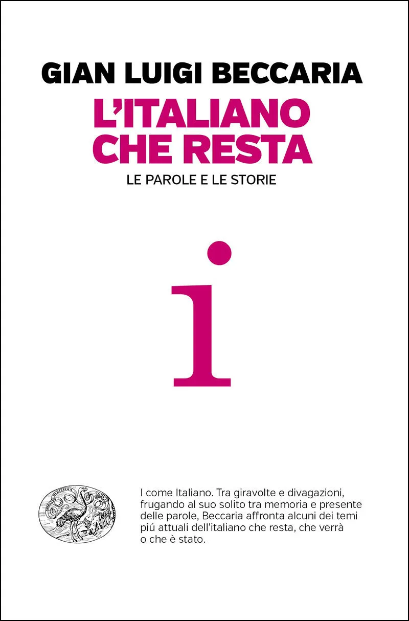 Copertina. «L'italiano che resta» di Gian Luigi Beccaria