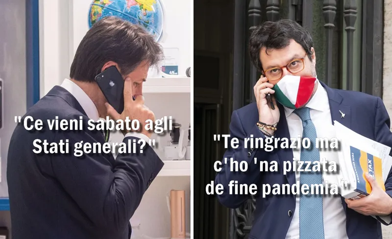 Il Centrodestra rifiuta l’invito a prendere parte agli Stati generali. © LaPresse / Valerio Portelli © LaPresse / Mauro Scrobogna