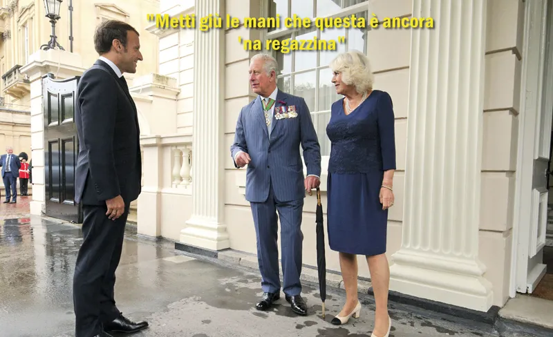 Macron in visita a Londra. © LaPresse / Jonathan Brady/Pool via AP