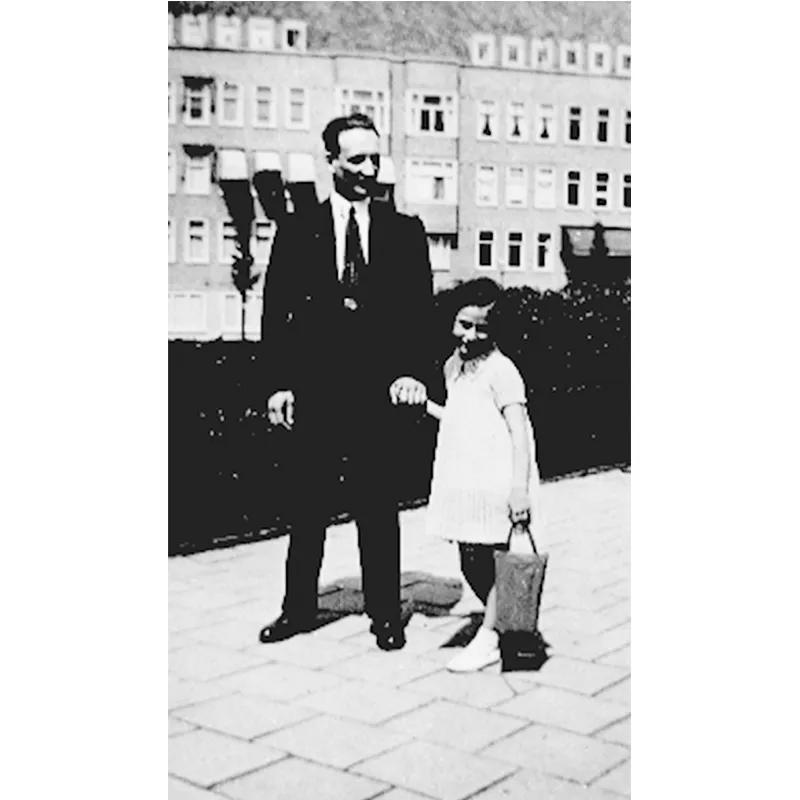 Hannah e suo padre. Amsterdam, 1936.