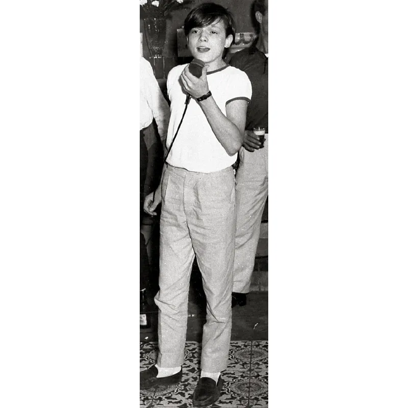 Una delle mie prime esibizioni, nel 1962 in occasione del compleanno di uno zio.