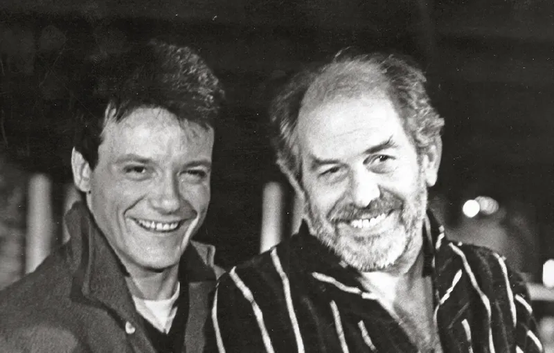 con Enrico Maria Salerno