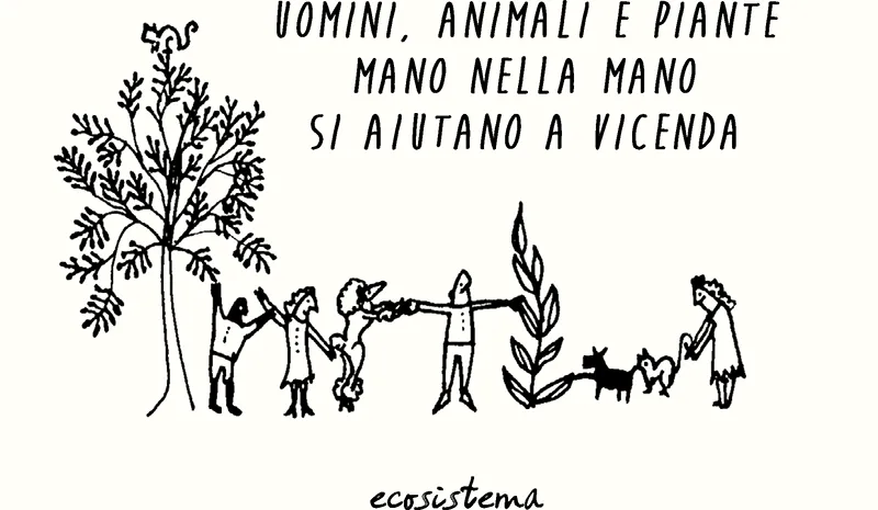 UOMINI, ANIMALI E PIANTE MANO NELLA MANO SI AIUTANO A VICENDA