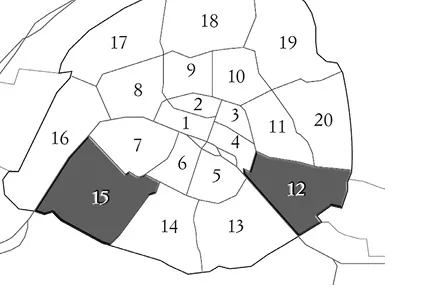 arrondissements 12 e 15