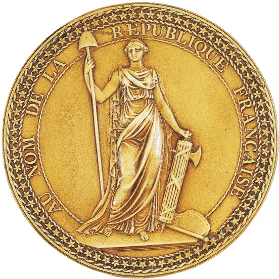 Sigillo della Repubblica francese, 1792.