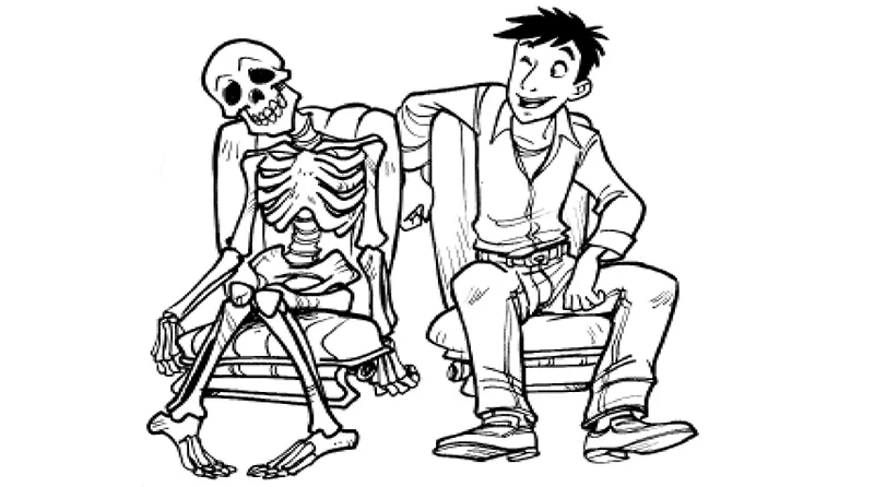 LO SCHELETRO AIUTO E DONATO