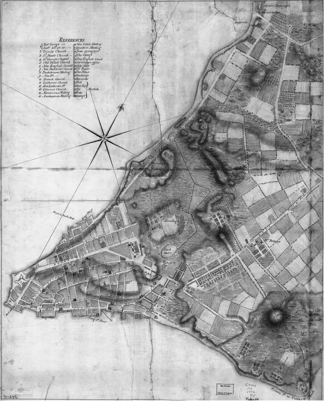 FIGURE 1.1. A Plan of the city of New York, 1776. Courtesy of the digital collections of the Library of Congress, Washington, DC.