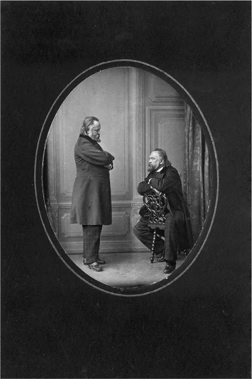 Figure 1.2. Sergei Levitsky, portrait of “Herzen versus Herzen” (1865). Image courtesy of the Russian National Library, St. Petersburg.