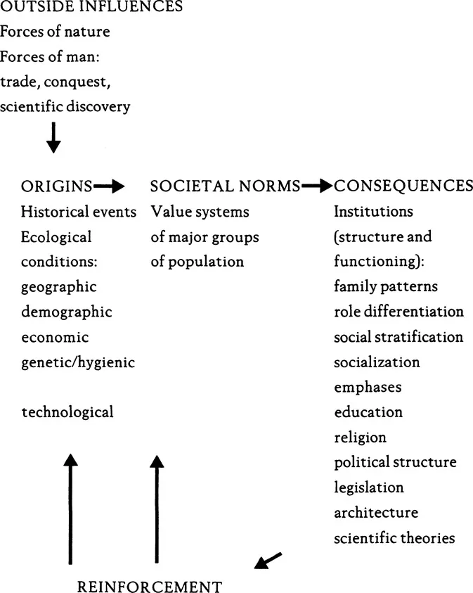 Figure 1. The Stabilizing of Culture Patterns