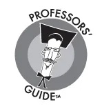 A cartoonscape depiction of a professor's guide detailing on the special experience of going to college.
