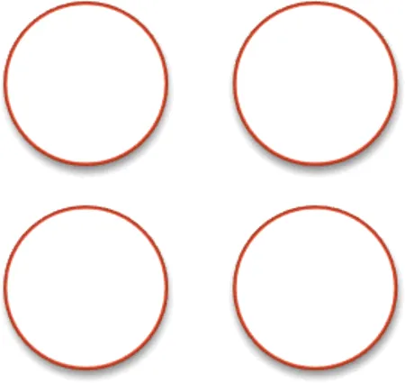 Figure depicting four circles.
