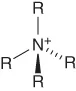 Structural illustration of Ammonium.