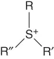 Structural illustration of Sulfonium.