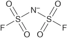 Structural illustration of Bis(fluorosulfonyl)imidea