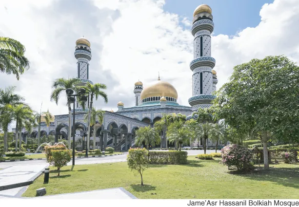 A digital capture of Gold Domed Mosque.