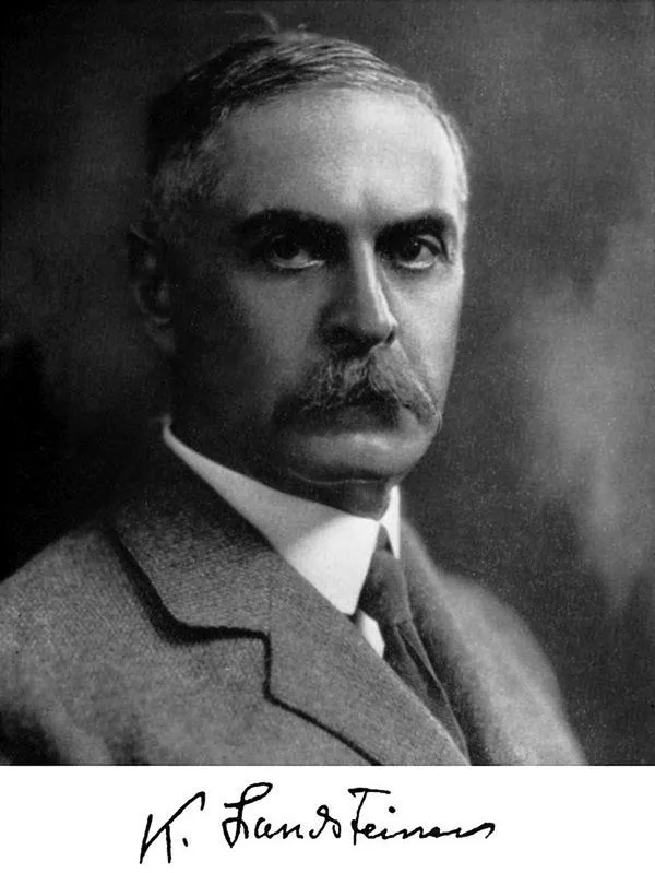 Photo of Karl Landsteiner.
